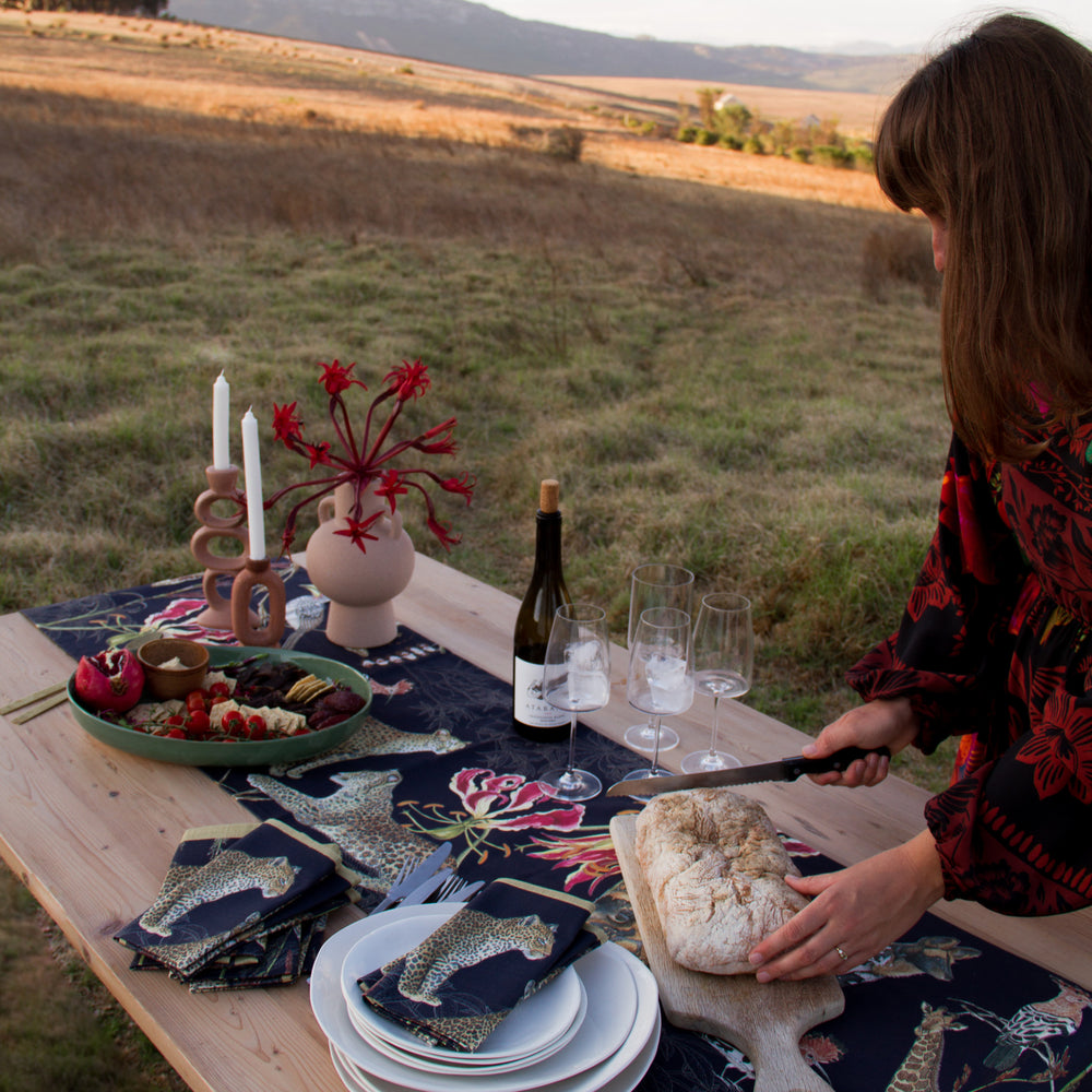 Table Runner ~ Midnight Elegance