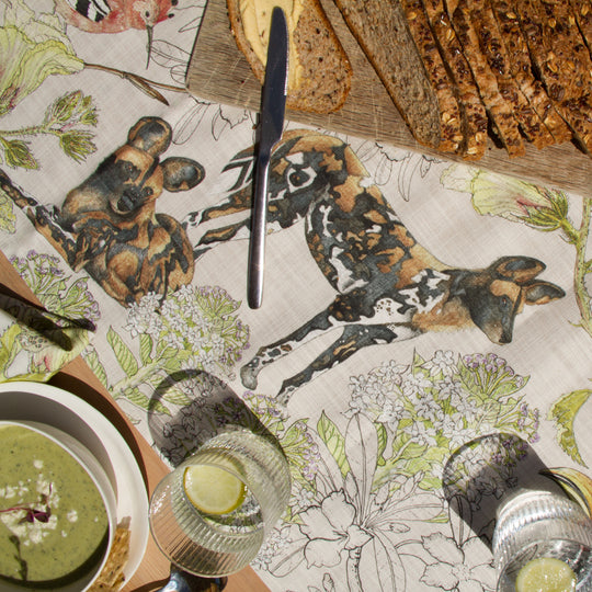 Table Runner ~ Safari Symphony