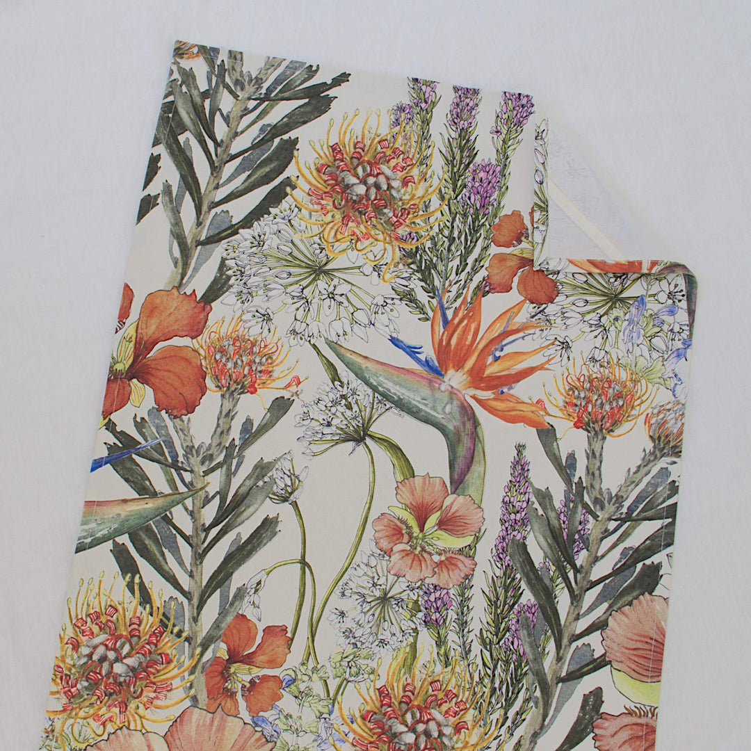 CoralBloom Studio Fynbos collection tea towel