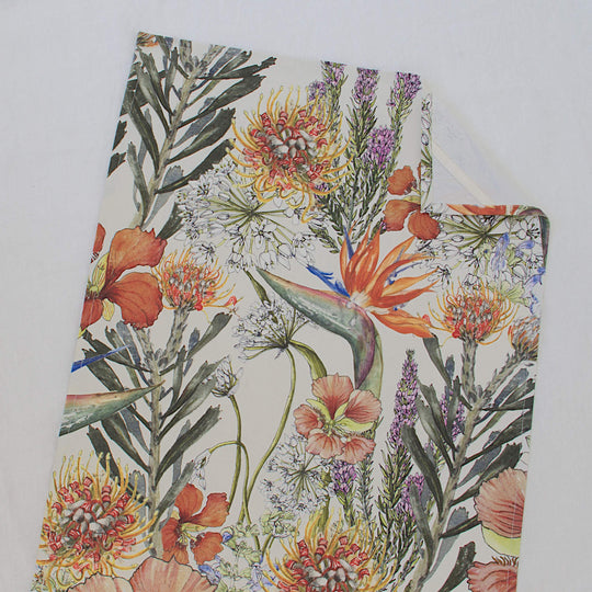 CoralBloom Studio Fynbos collection tea towel