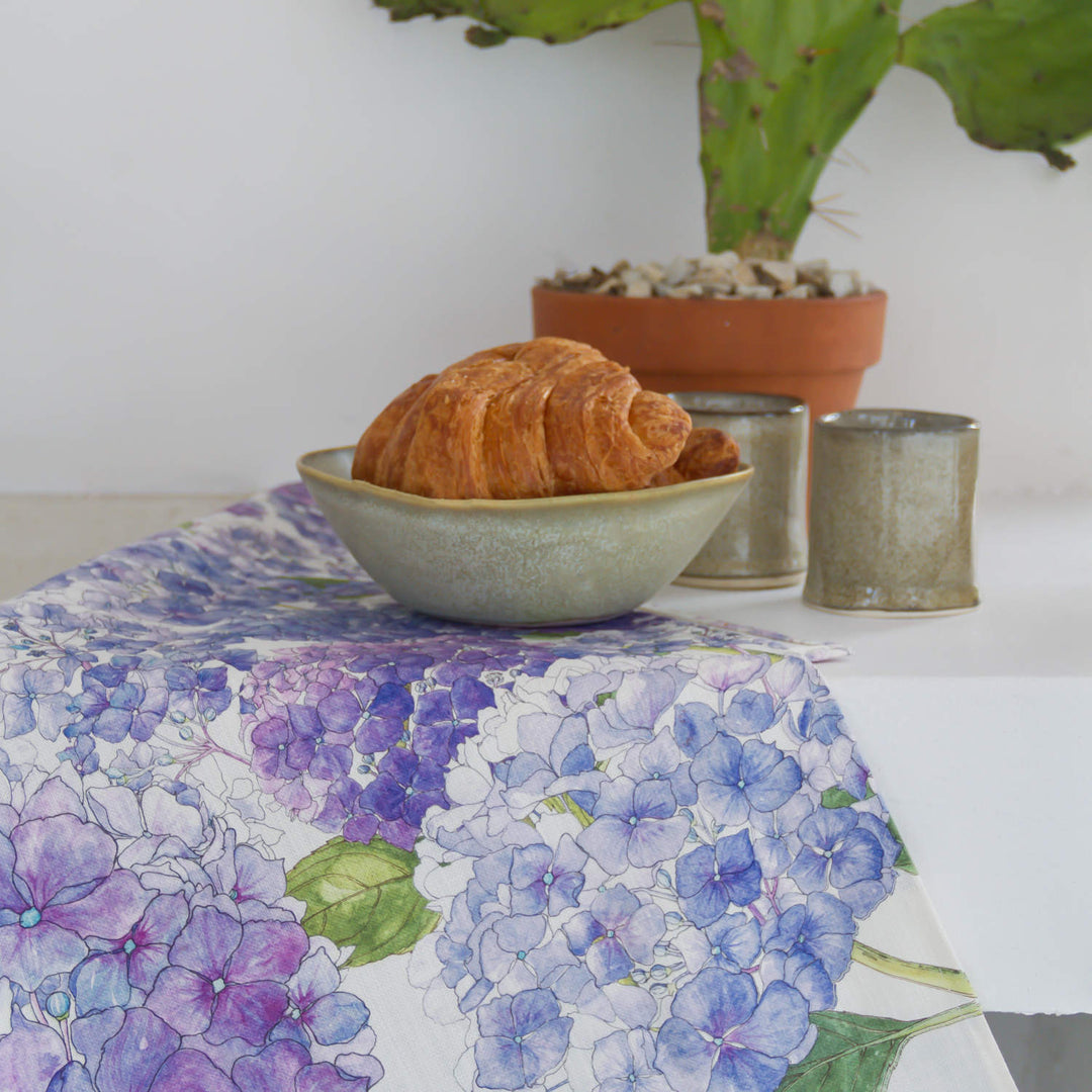 Hydrangea Tea Towel