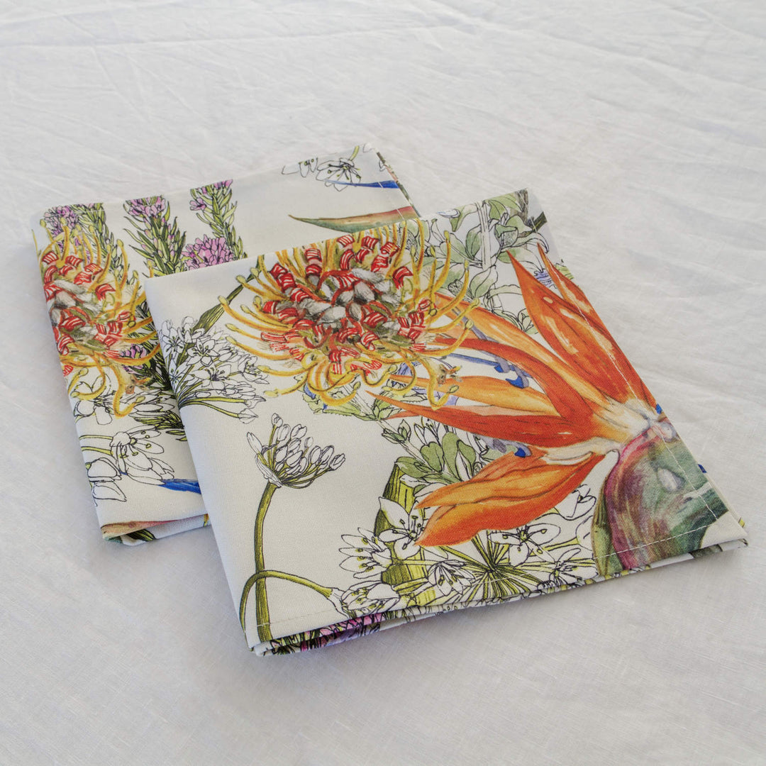 CoralBloom Studio Napkin Sets Fynbos Collection