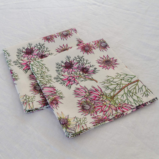 CoralBloom Studio Napkin Sets Serruria Splendor