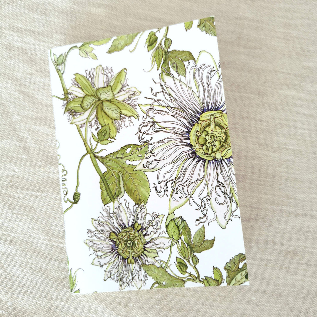 CoralBloom Studio Floral Stationery passionfruit notebooks