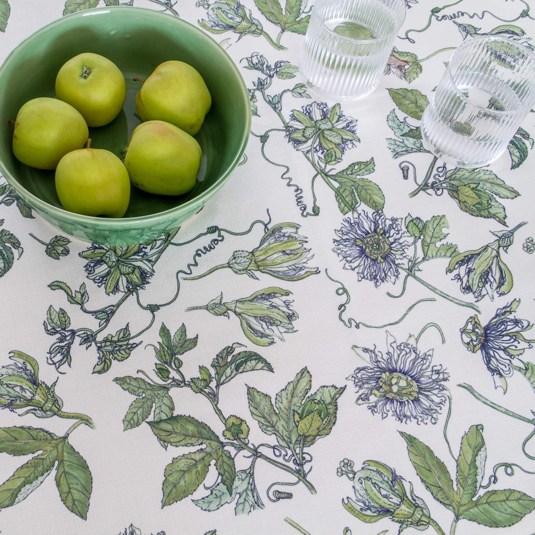 CoralBloom Studio Functional Art Tableware Passionfruit tablecloth