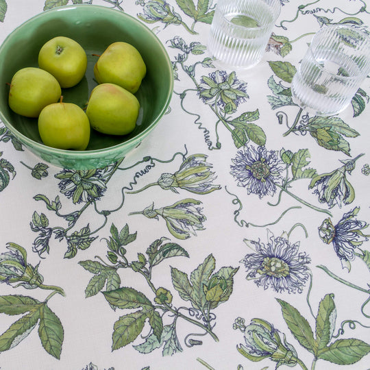 CoralBloom Studio Functional Art Tableware Passionfruit tablecloth