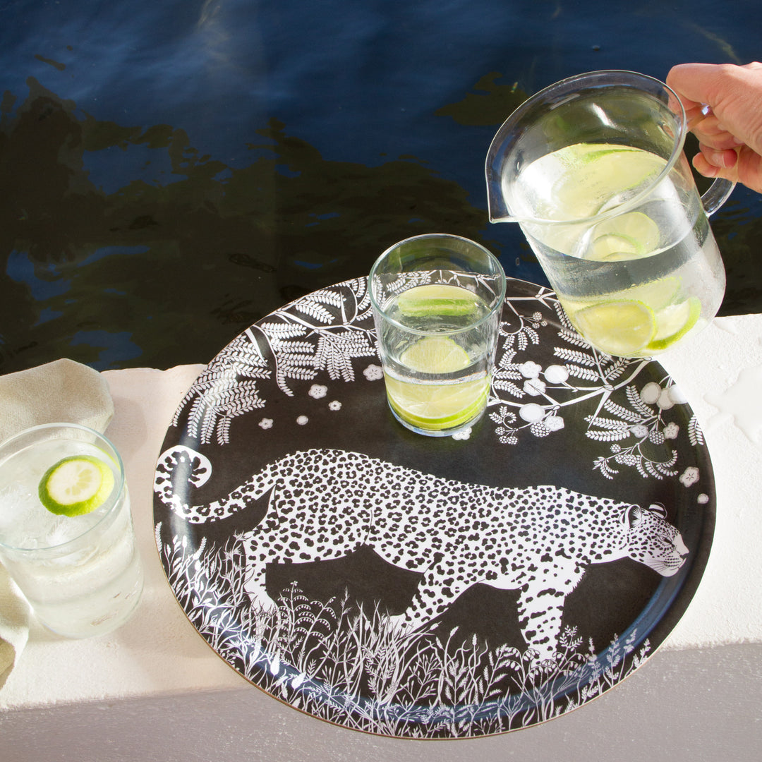 Melamine Tray ~ Leopard