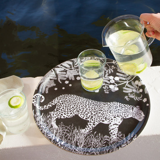 Melamine Tray ~ Leopard