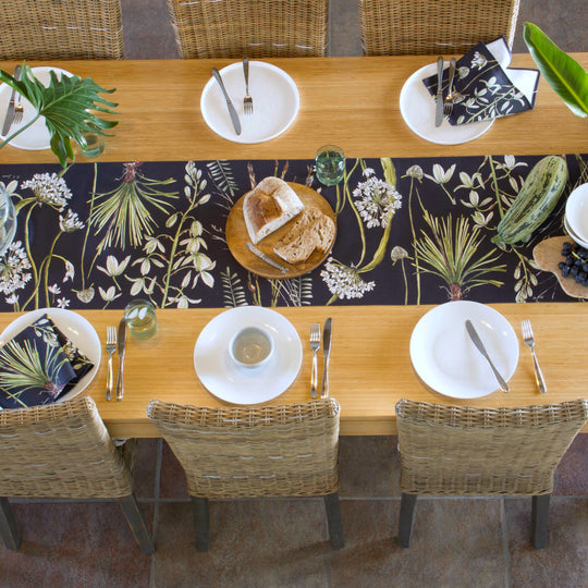Botanical Greenery Table Runner