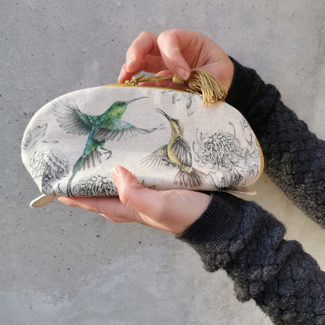 Daleen Roodt CoralBloom Studio Functional Art Clutch bag