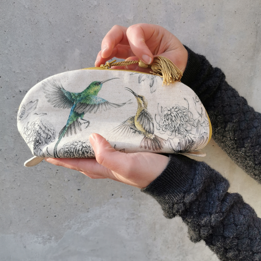 Daleen Roodt CoralBloom Studio Functional Art Clutch bag