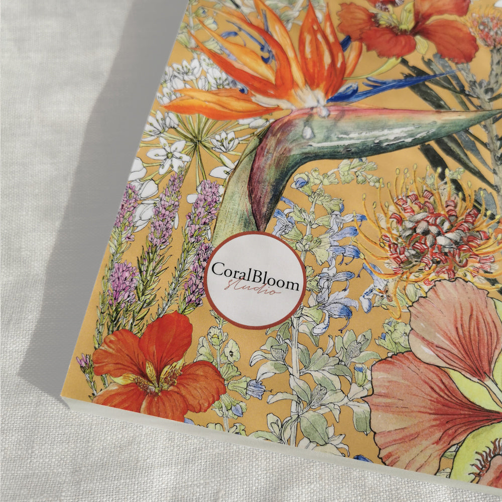 CoralBloom Notebook A5 Fynbos Collection
