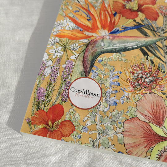 CoralBloom Notebook A5 Fynbos Collection