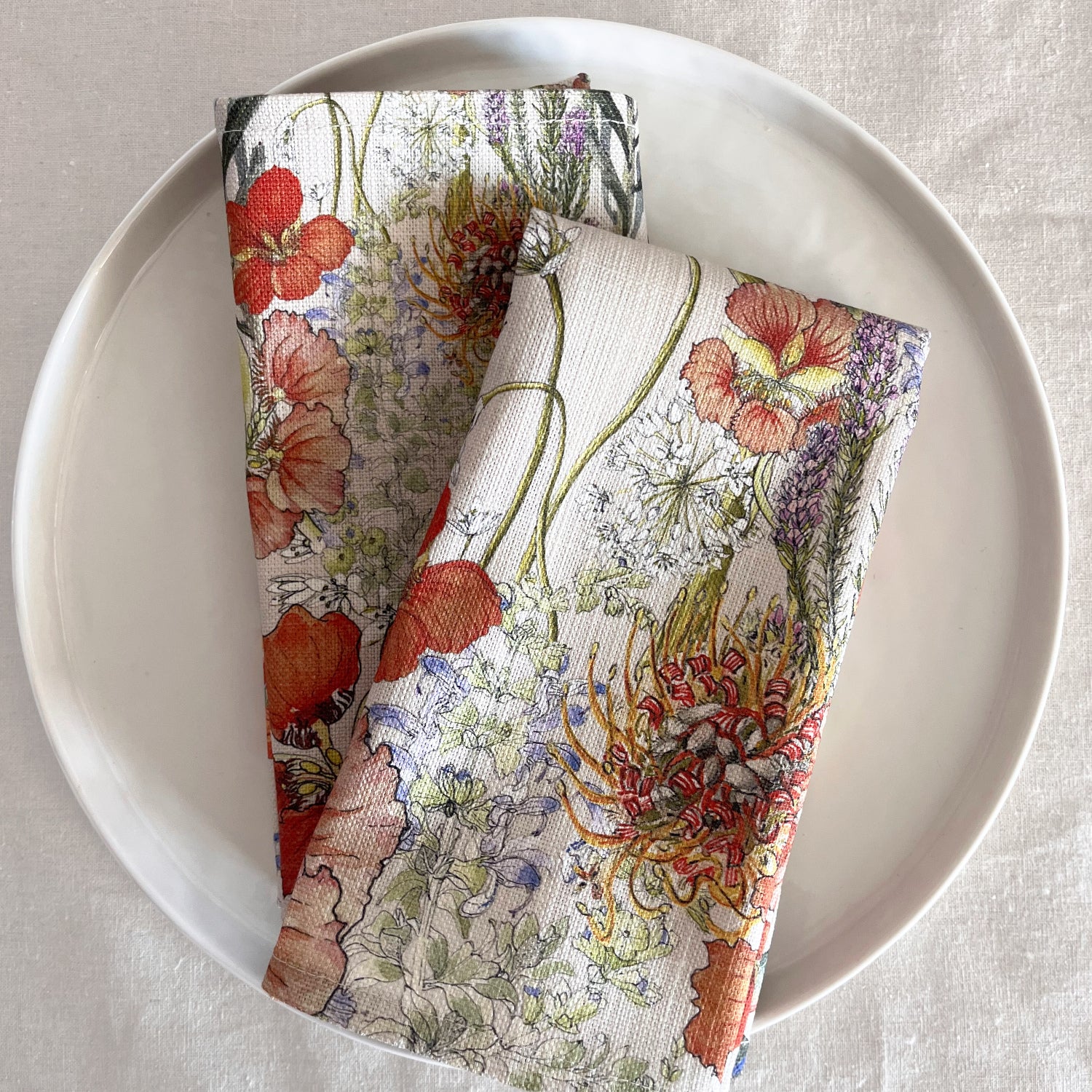 CoralBloom Napkin Sets Buy floral napkins online South Africa