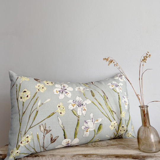 Wild Iris Scatter Cushion Cover ~ Rectangle