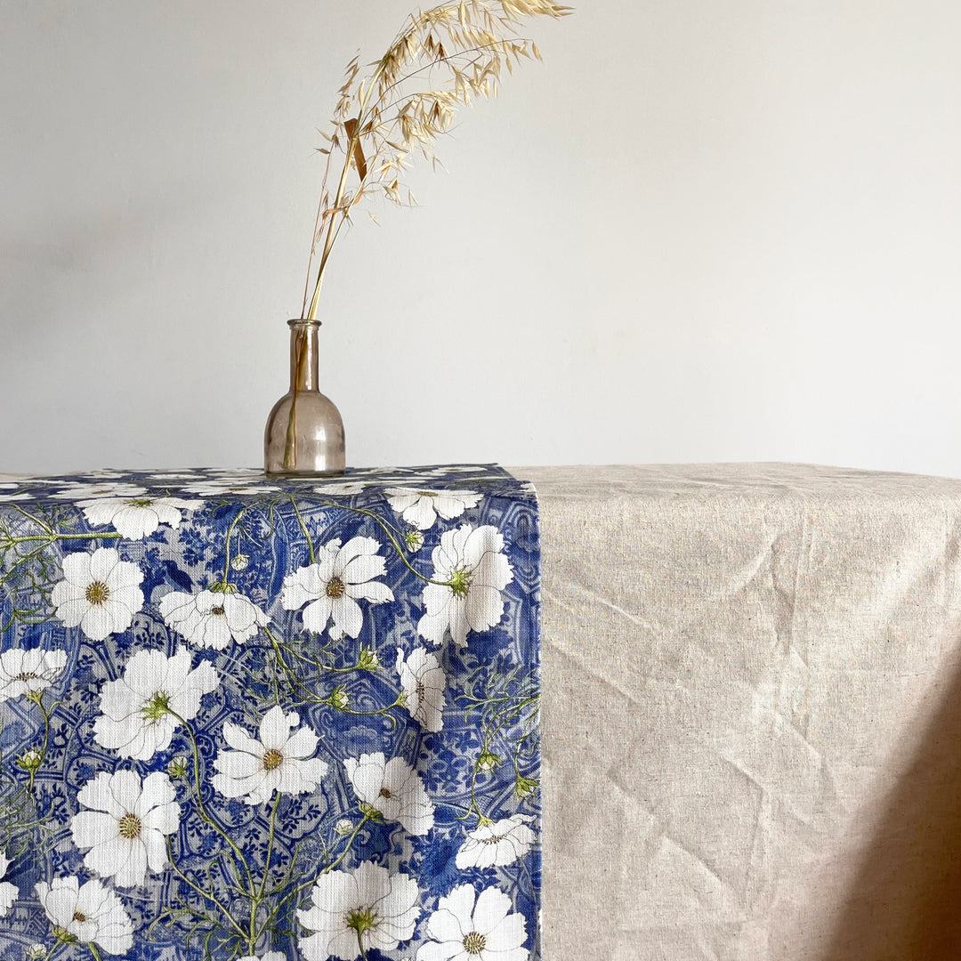 CoralBloom Studio Functional art Tableware Cosmos table runner