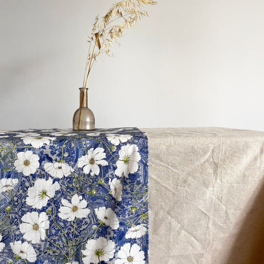 CoralBloom Studio Functional art Tableware Cosmos table runner