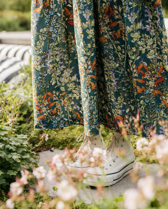 Maxi tiered dress ~ Wild Salvia