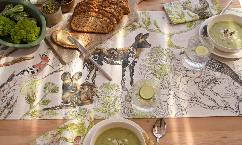 Table Runner ~ Safari Symphony