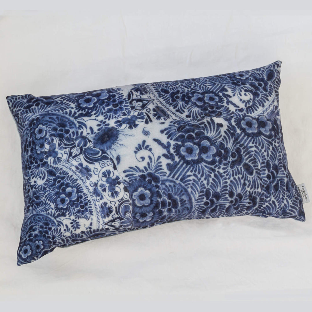 CoralBloom Delft Scatter cushion cover