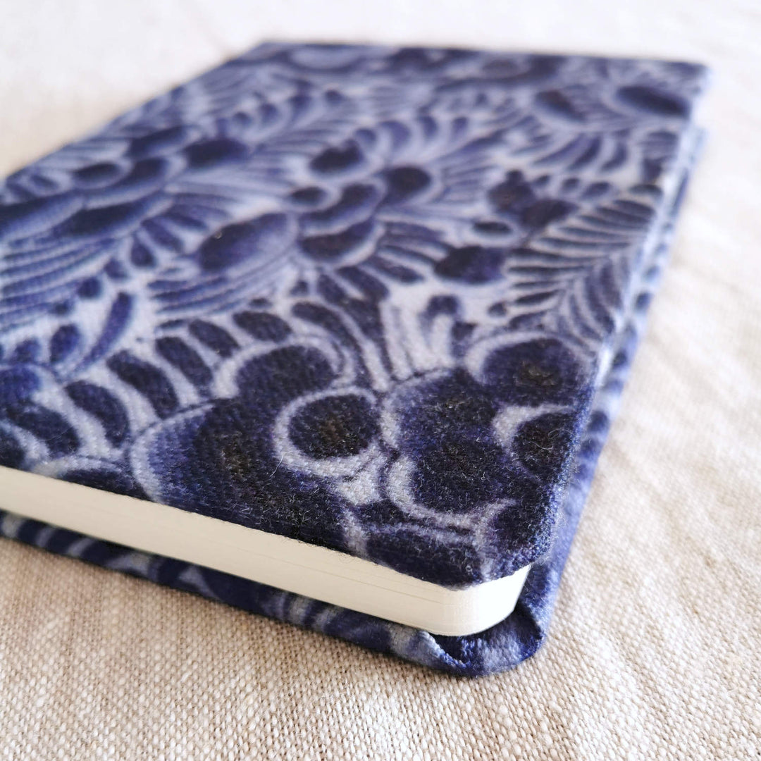 CoralBloom Studio Stationery Luxury Journal Blue delft