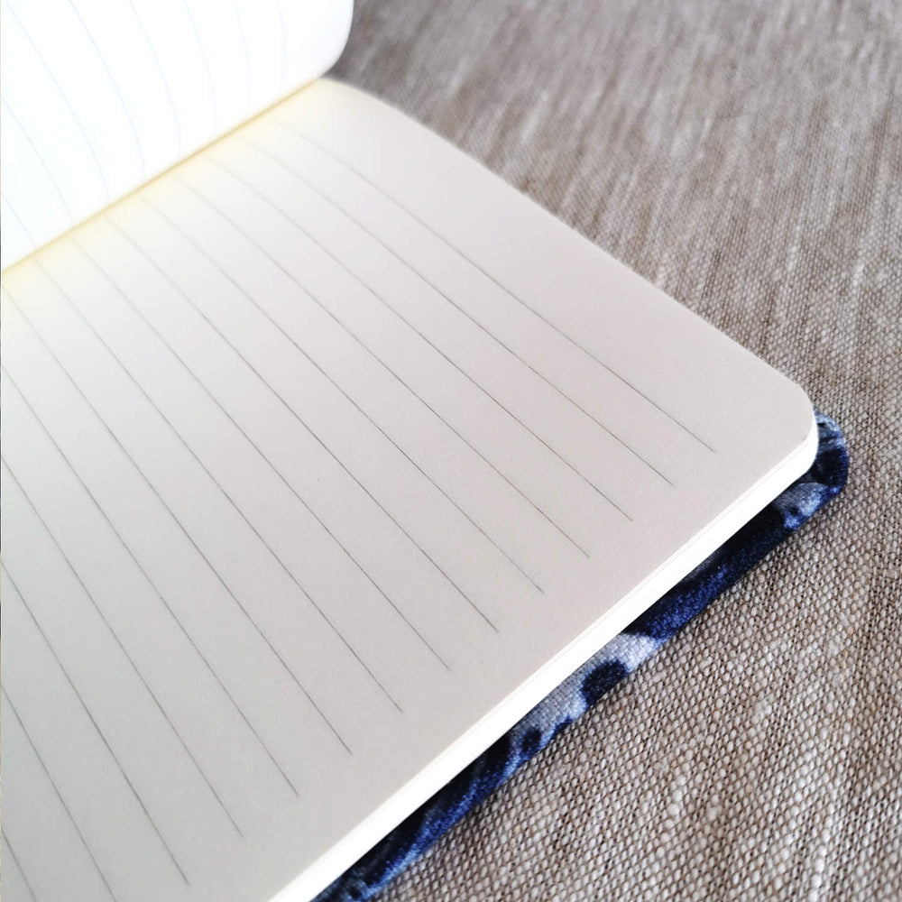 CoralBloom Studio Stationery Luxury Journal Blue delft