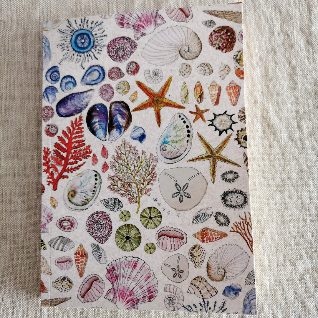 Coralbloom Studio Stationery Seashells Journal