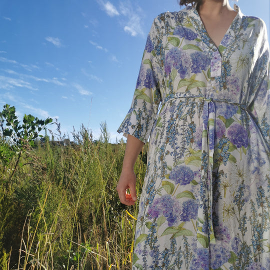 Shirt dress ~ Summer Blooms