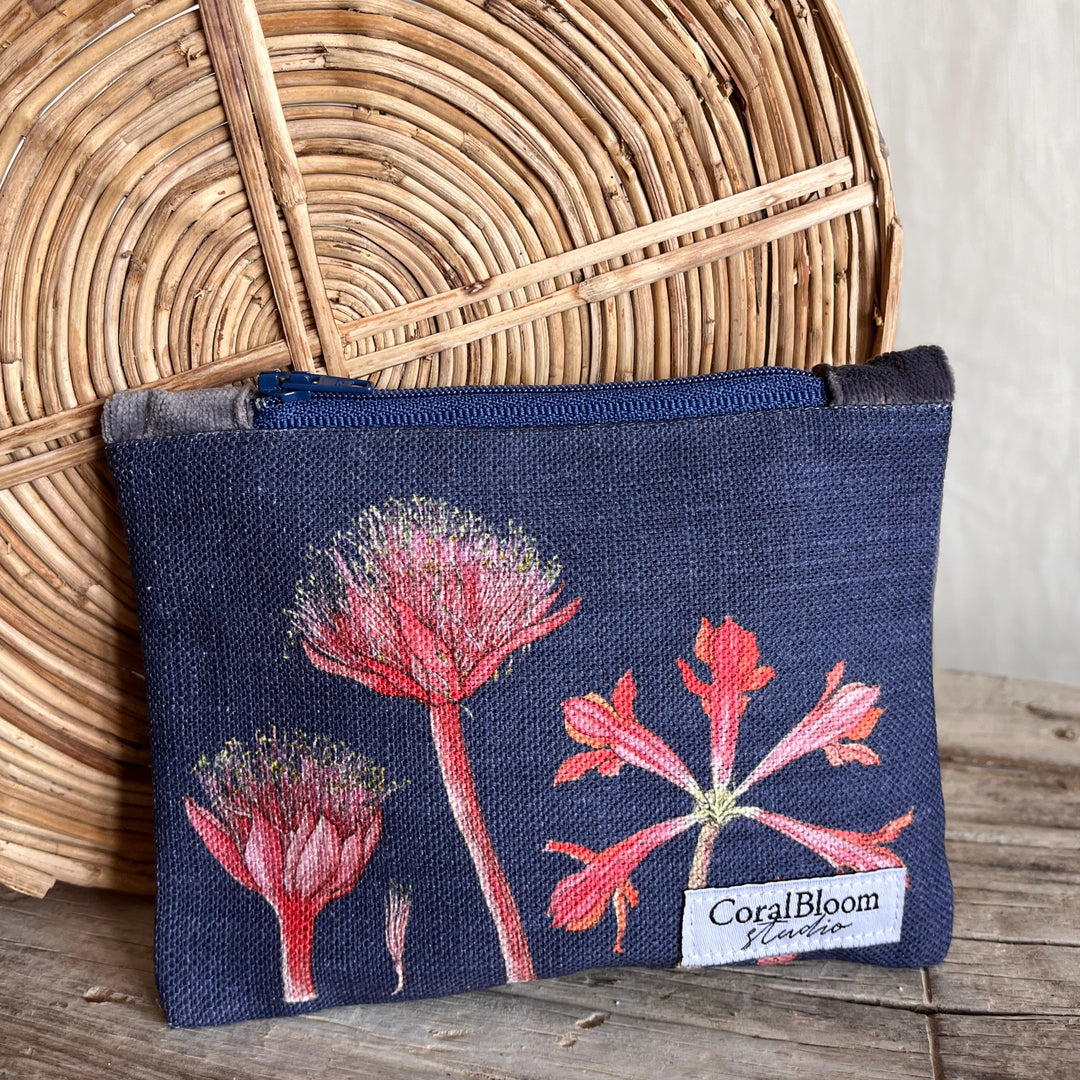 Fire Lily Zip Pouch