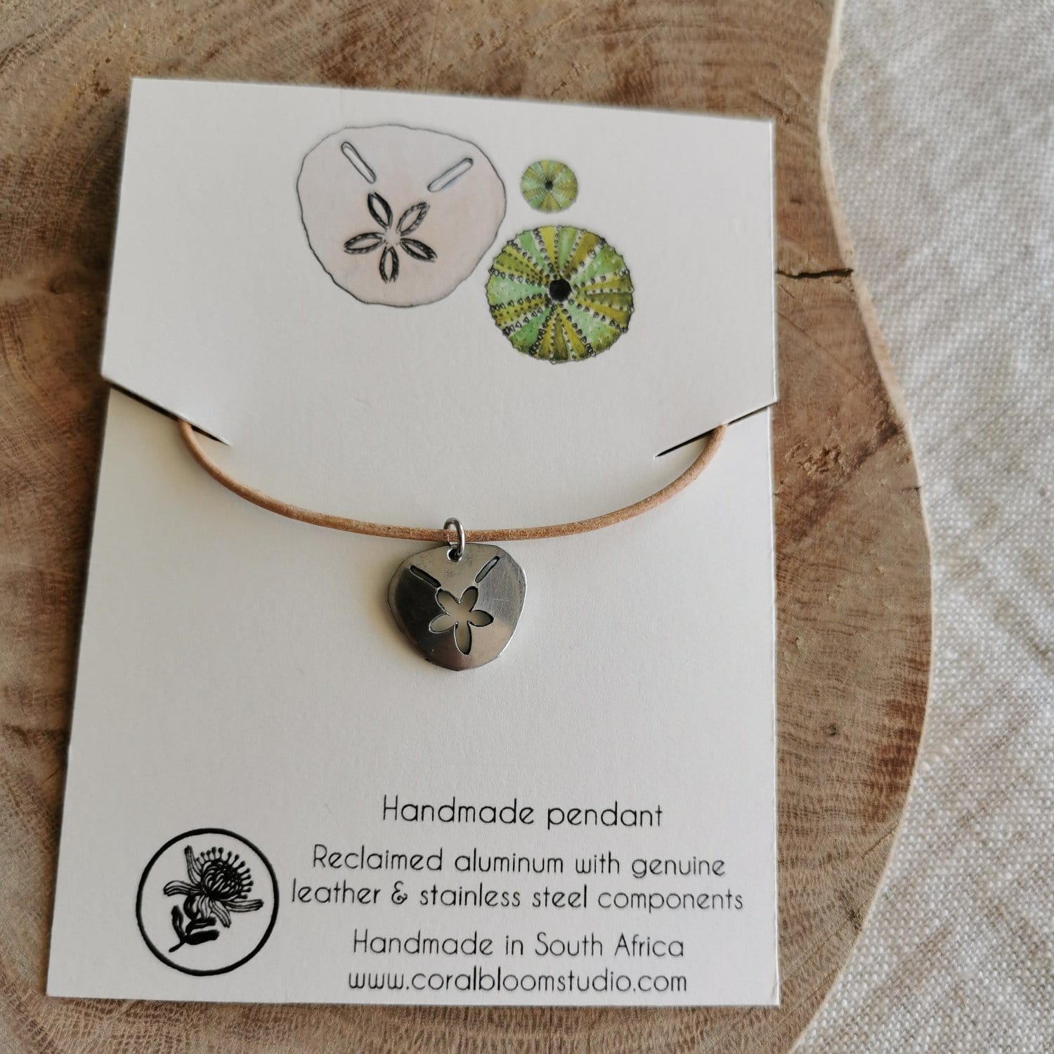 Pansy Shell Pendant – CoralBloom® Studio