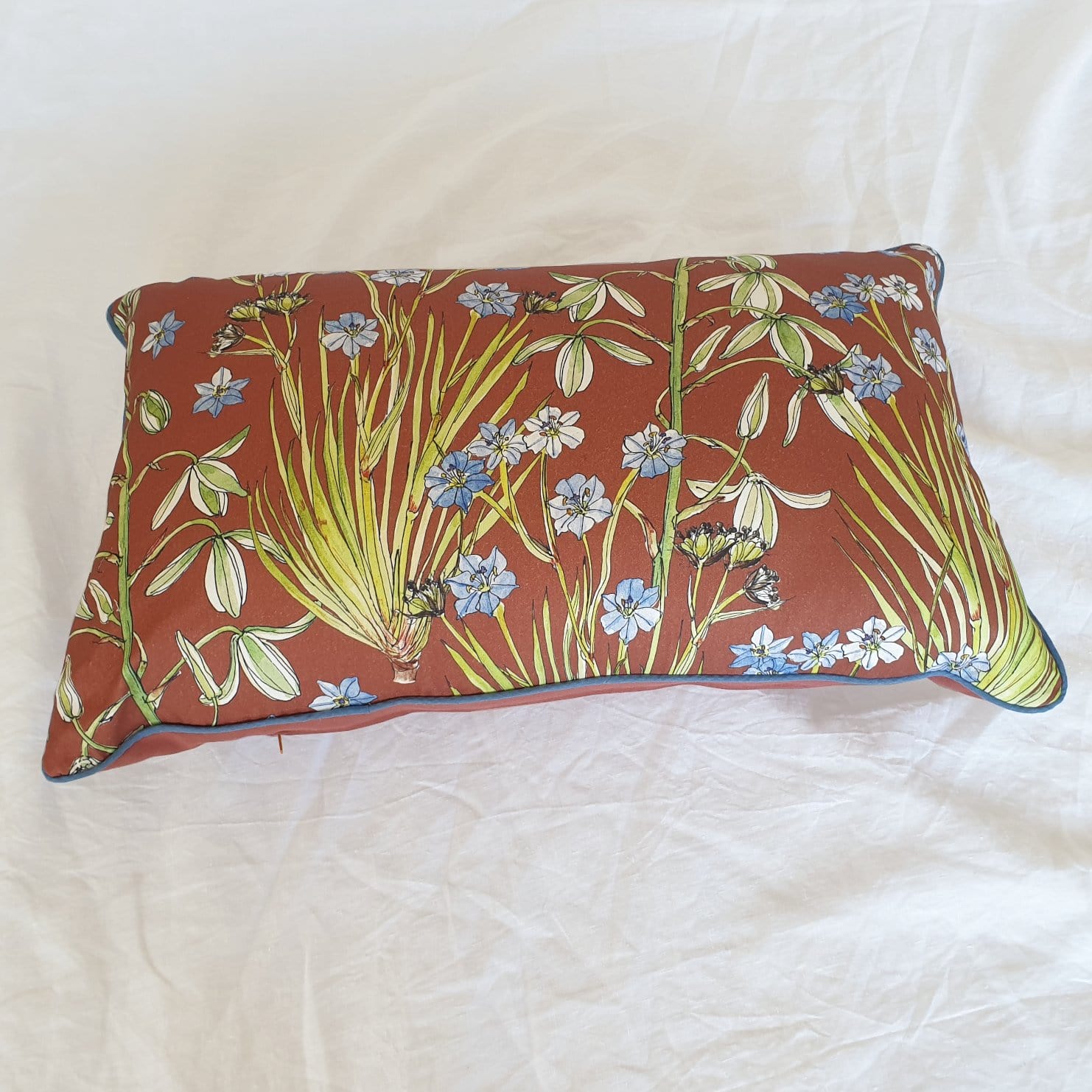 Floral Cotton Scatter Cushion Buy handmade cushion covers online CoralBloom Studio TM
